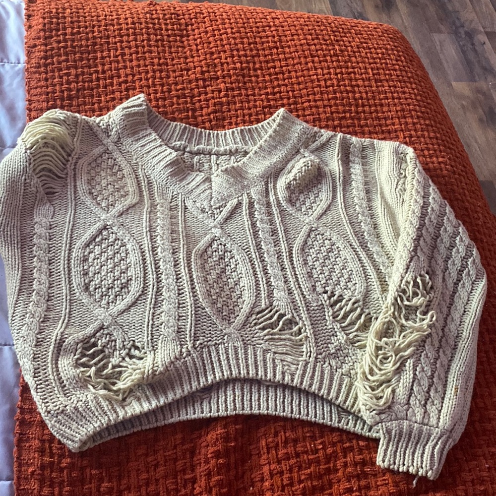 Cropped sweater